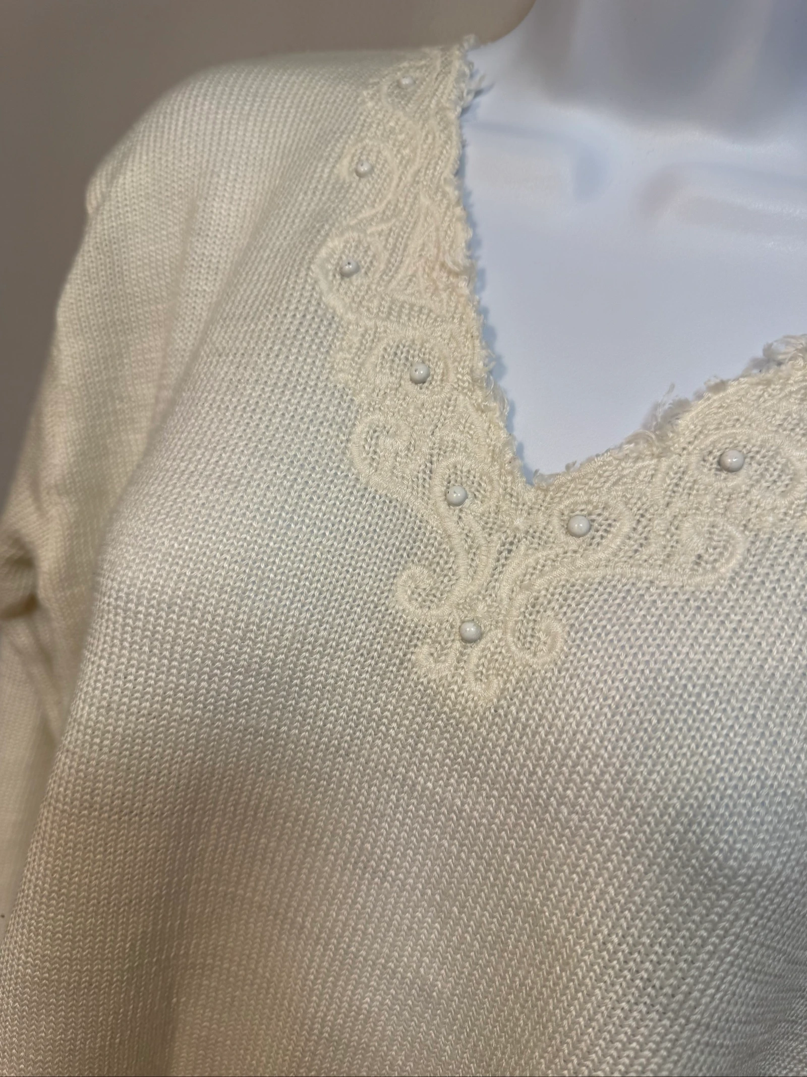 Cream sweater TU – photo 2